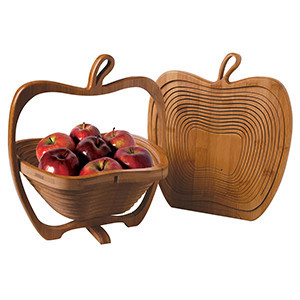 What on Earth Collapsible Apple Shaped Basket