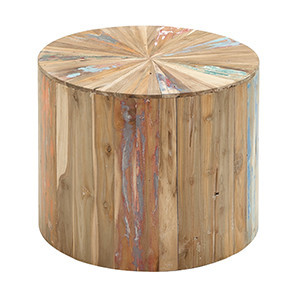 Decmode Reclaimed Wood Accent Table